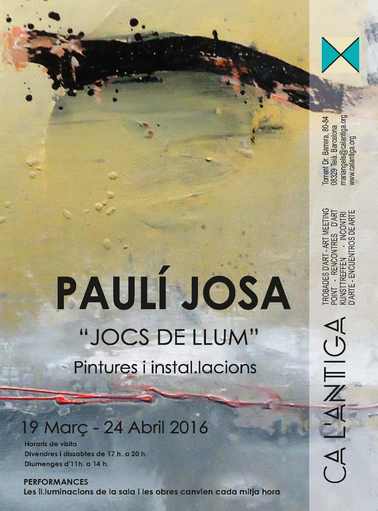 Cartell Paulí Josa.