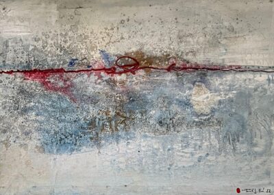 Paisaje Lineal Rojo Paulí Josa Fenés Animaldepintor