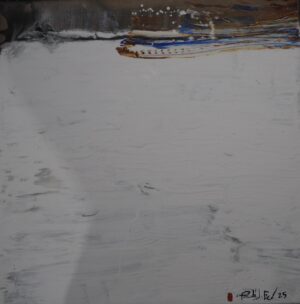 Paisatge blanc ocre. Animaldepintor